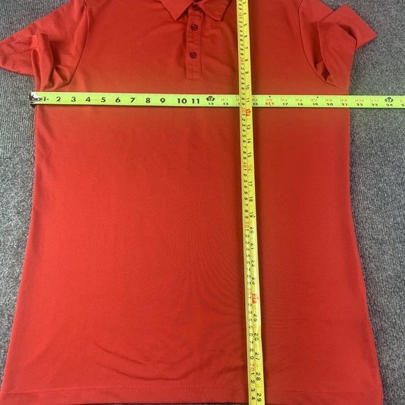 Galvin Green Mens Short Sleeve Golf Polo Shirt Size M Red - Picture 7 of 9
